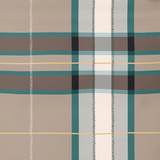 Patterned cotton fabric | Teal Check