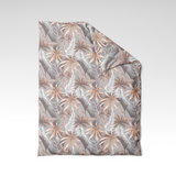 Handmade cotton duvet cover | Tropical Linen