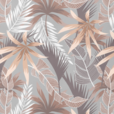 Patterned cotton fabric | Tropical Linen