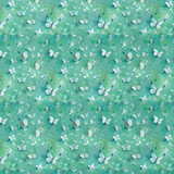 Raštuotas medvilninis audinys | Turquoise Flutter