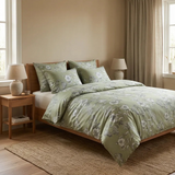 Handmade Luxurious Deluxe Satin Cotton Bedding Set | Geneva