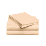 PREMIUM satin sheet | Ecru - Gultas veļa bez gumijas