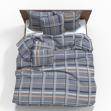 Handmade cotton duvet cover | Metro