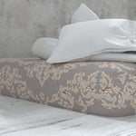 Deluxe sateen fitted sheet with elastic | Dubai - Cotton