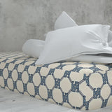 Deluxe satin fitted sheet with elastic | Milan - Cotton