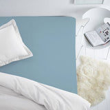 Šūta PREMIUM satīna palags ar gumiju | Glacier lake -