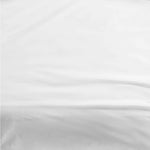 Sewn PREMIUM satin fitted sheet with elastic | White - Cotton