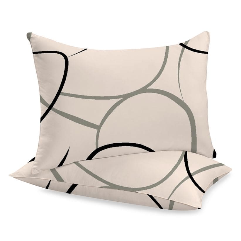 Sewn cotton pillowcase | Tangle - Sewn