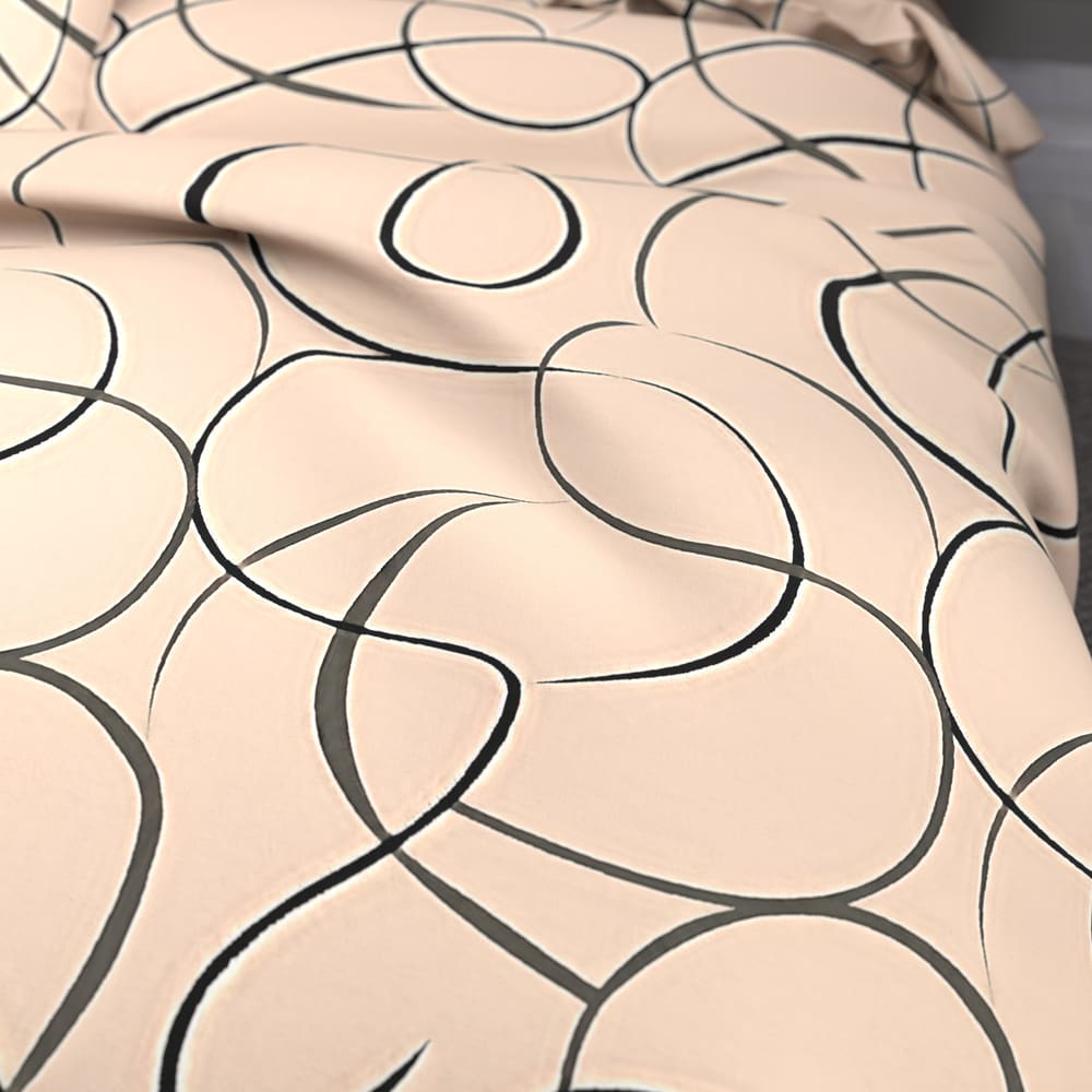 Sewn cotton pillowcase | Tangle - Sewn