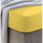 Sewn cotton fitted sheet with elastic | Aspen gold - Cotton