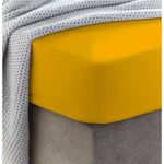 Sewn cotton fitted sheet with elastic | Gold fusion - Cotton